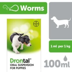 Drontal Puppy Oral Suspension 100ml