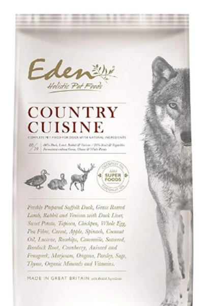 Eden Dog - 80/20 Country Cuisine Small Kibble 12kg 1 Eden Dog - 80/20 Country Cuisine Small Kibble 12kg