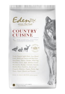 Eden Dog - 80/20 Country Cuisine Medium Kibble 2kg