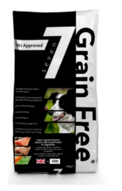 Seven Puppy - Large Breed Salmon With Sweet Potato & Vegetable Grain Free 12kg