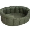 P & L Oval Waterproof Softee Bed Green 4
