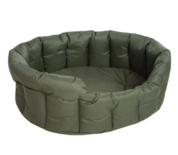 P & L Oval Waterproof Softee Bed Green 4 1 P & L Oval Waterproof Softee Bed Green 4
