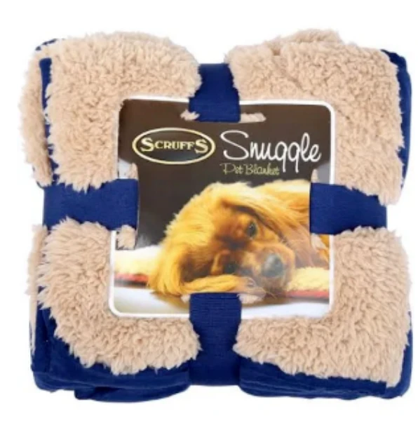 Scruffs Snuggle Pet Blanket Blue 1 Scruffs Snuggle Pet Blanket Blue