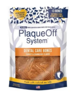 ProDen PlaqueOff Dental Bones Turkey / Cranberry 485g