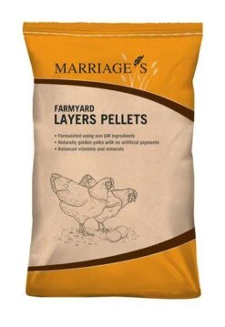 Marriages Farmyard Layers Pellets GM Free 20kg