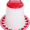 Stockshop Poultry Feeder Red / White 6kg