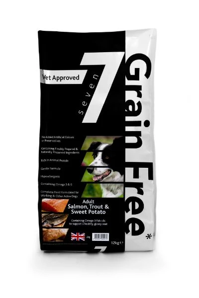 Seven Dog - Adult Salmon With Trout & Sweet Potato Grain Free 12kg 1 Seven Dog - Adult Salmon With Trout & Sweet Potato Grain Free 12kg