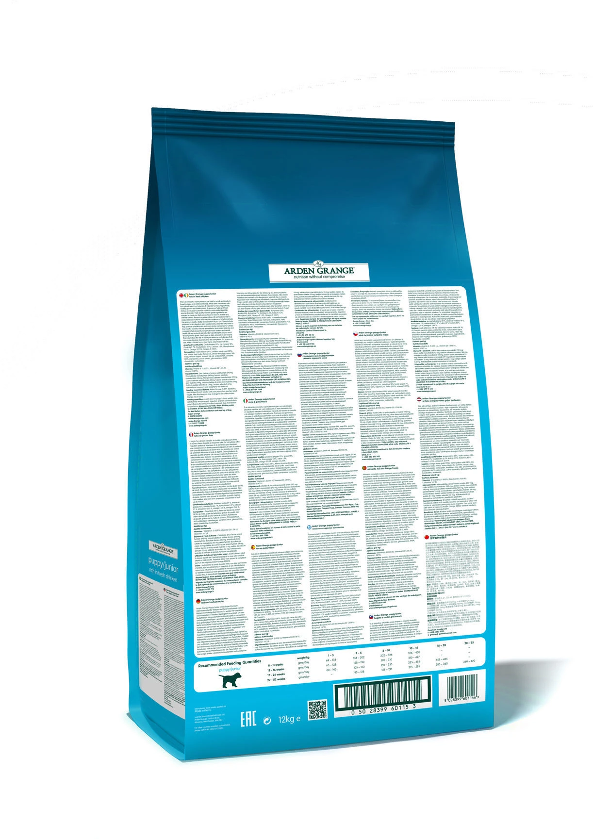 Arden Grange Puppy - Puppy / Junior Fresh Chicken 12kg 2 Arden Grange Puppy - Puppy / Junior Fresh Chicken 12kg - Image 2