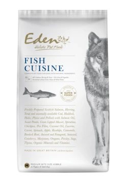 Eden Dog - 80/20 Fish Cuisine Medium Kibble 2kg