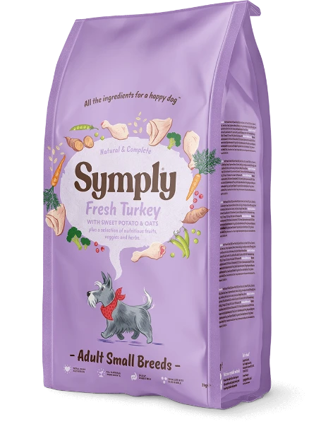 Symply Dog - Adult Small Breed Turkey 6kg 1 Symply Dog - Adult Small Breed Turkey 6kg