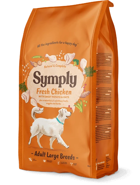 Symply Dog - Adult Large Breed Chicken 2kg 1 Symply Dog - Adult Large Breed Chicken 2kg