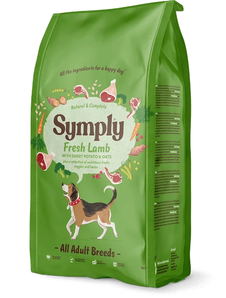 Symply Dog - Adult Lamb 2kg 1 Symply Dog - Adult Lamb 2kg