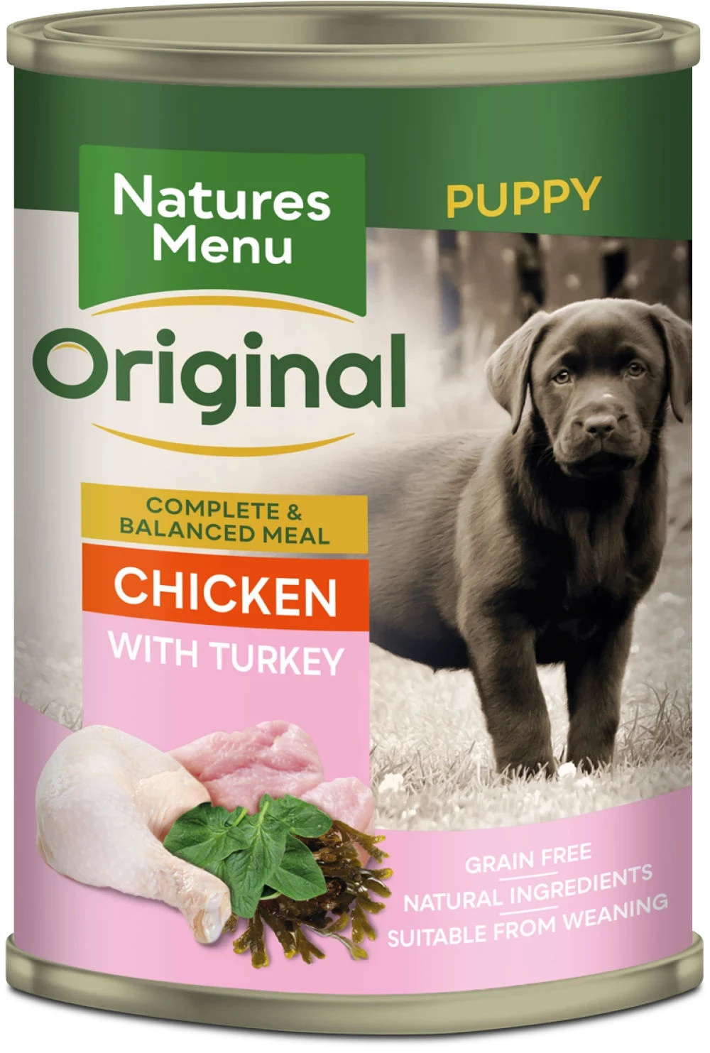 Natures Menu Dog - Original Puppy Cans Junior Chicken & Turkey 12x400g 1 Natures Menu Dog - Original Puppy Cans Junior Chicken & Turkey 12x400g