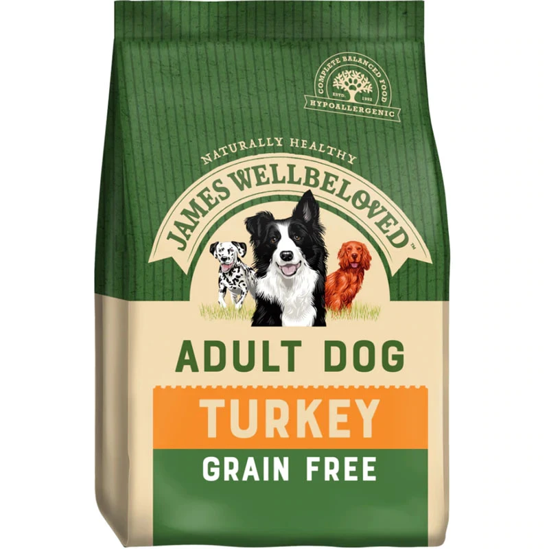 James Wellbeloved Dog - Adult Turkey Grain Free 10kg 1 James Wellbeloved Dog - Adult Turkey Grain Free 10kg