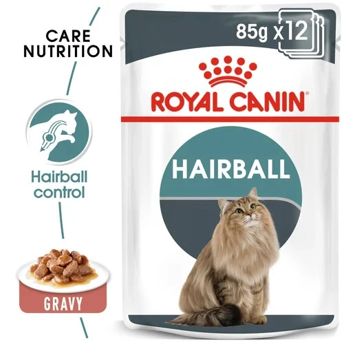 Royal Canin Cat - Pouch Box Hairball Care In Gravy 12x85g 2 Royal Canin Cat - Pouch Box Hairball Care In Gravy 12x85g - Image 2