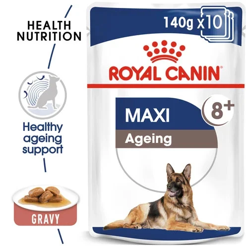 Royal Canin Dog - Pouch Box Maxi Ageing 10x140g 2 Royal Canin Dog - Pouch Box Maxi Ageing 10x140g - Image 2