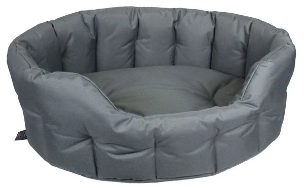 P & L Oval Waterproof Softee Bed Grey 6 1 P & L Oval Waterproof Softee Bed Grey 6