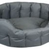 P & L Oval Waterproof Softee Bed Grey 4