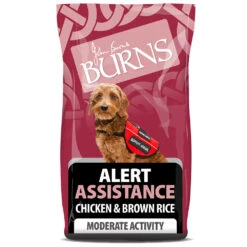Burns Dog - Adult Alert Chicken & Brown Rice 12kg