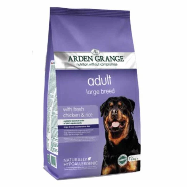 Arden Grange Dog - Adult Large Breed Chicken & Rice 12kg 1 Arden Grange Dog - Adult Large Breed Chicken & Rice 12kg