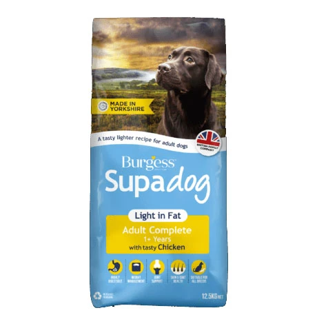 Burgess Dog - Supadog Adult Light In Fat With Tasty Chicken 12.5kg 1 Burgess Dog - Supadog Adult Light In Fat With Tasty Chicken 12.5kg