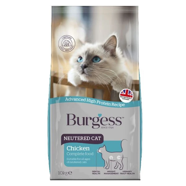 Burgess Cat - Neutered 10kg 1 Burgess Cat - Neutered 10kg