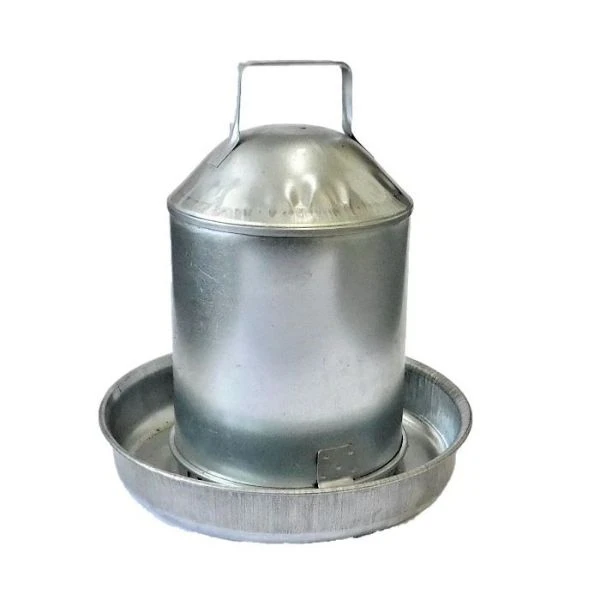 Stockshop Richard Albert Galvanised Drinker 1 Gallon 1 Stockshop Richard Albert Galvanised Drinker 1 Gallon