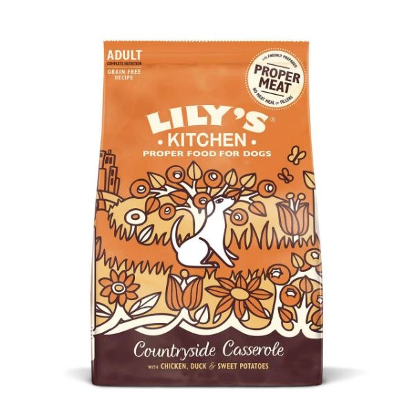 Lily's Kitchen Dog - Countryside Casserole Chicken And Duck Grain Free 2.5kg 1 Lily's Kitchen Dog - Countryside Casserole Chicken And Duck Grain Free 2.5kg