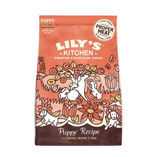 Lily's Kitchen Dog - Puppy Recipe Chicken & Salmon Grain Free 2.5kg 1 Lily's Kitchen Dog - Puppy Recipe Chicken & Salmon Grain Free 2.5kg
