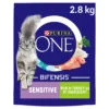 Purina ONE Adult Sensitive Turkey & Rice Dry Cat Food 2.8kg