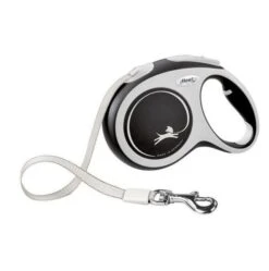 Flexi New Comfort Lead Tape Black L 5m
