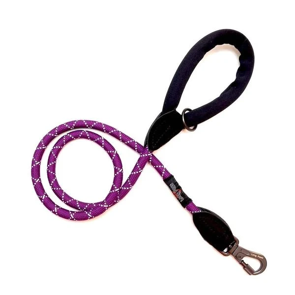 Long Paws Comfort Rope Lead Mk3 120cm Purple 1 Long Paws Comfort Rope Lead Mk3 120cm Purple