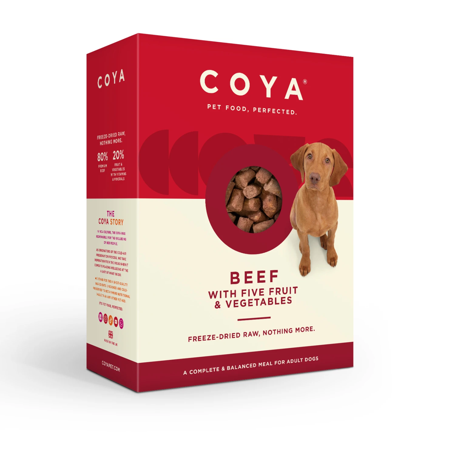 Coya Adult Dog Freeze Dried Beef 750g 1 Coya Adult Dog Freeze Dried Beef 750g