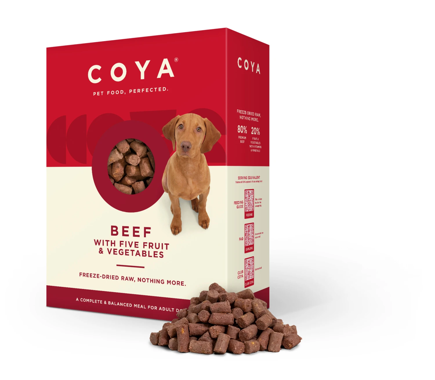 Coya Adult Dog Freeze Dried Beef 750g 3 Coya Adult Dog Freeze Dried Beef 750g - Image 3