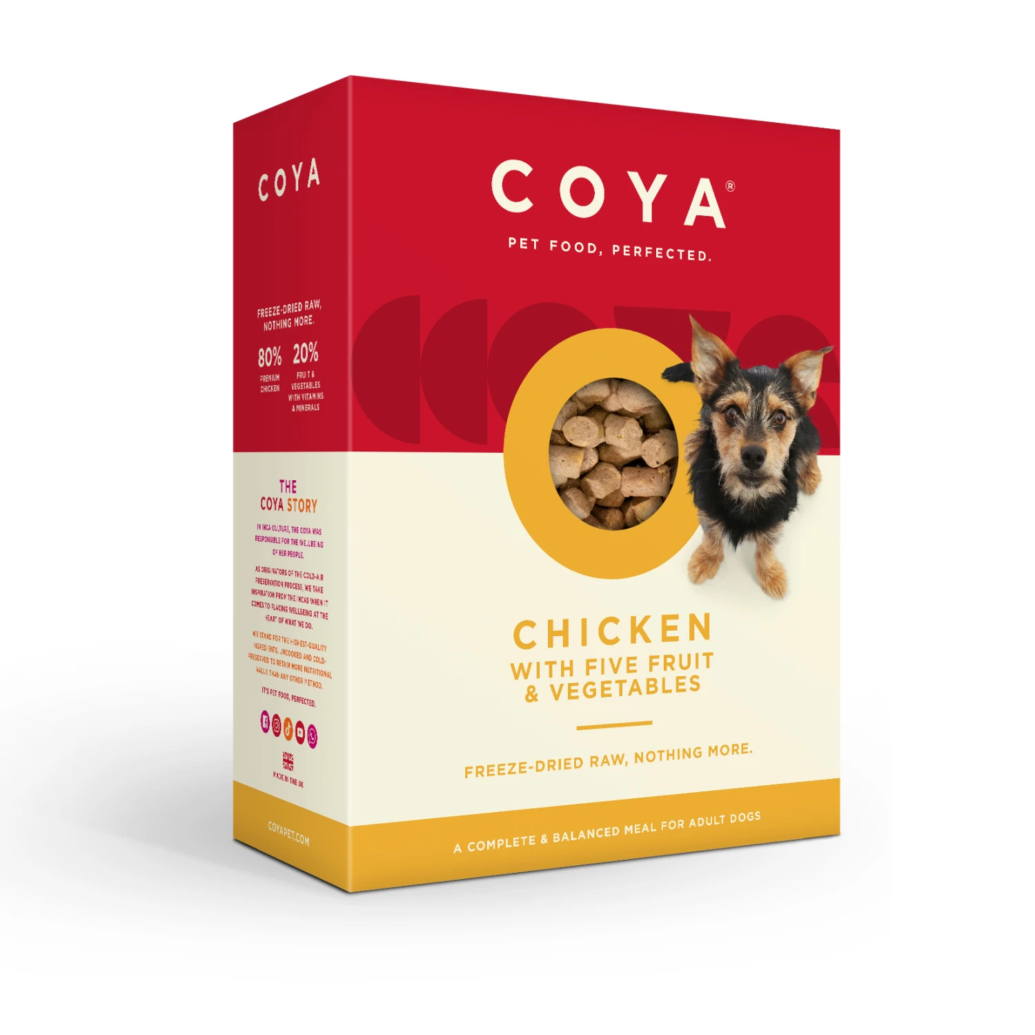 Coya Adult Dog Freeze Dried Chicken 750g 1 Coya Adult Dog Freeze Dried Chicken 750g