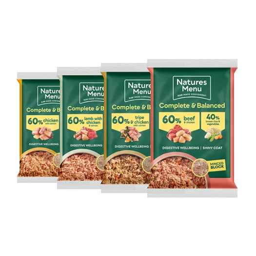 Natures Menu Nature Menu - Complete & Balanced 60/40 Meat & Offal Multipack Meals 12x300g 1 Natures Menu Nature Menu - Complete & Balanced 60/40 Meat & Offal Multipack Meals 12x300g