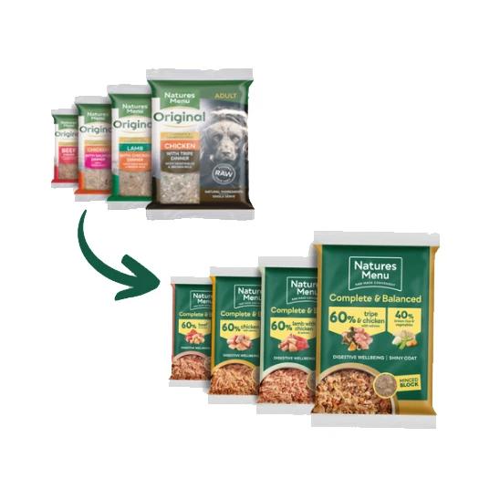Natures Menu Nature Menu - Complete & Balanced 60/40 Meat & Offal Multipack Meals 12x300g 2 Natures Menu Nature Menu - Complete & Balanced 60/40 Meat & Offal Multipack Meals 12x300g - Image 2