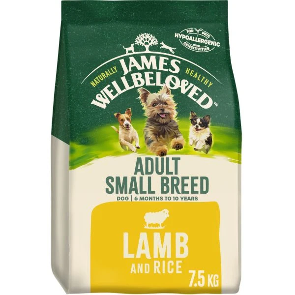 James Wellbeloved Dog - Adult Small Breed Lamb & Rice 7.5kg 1 James Wellbeloved Dog - Adult Small Breed Lamb & Rice 7.5kg