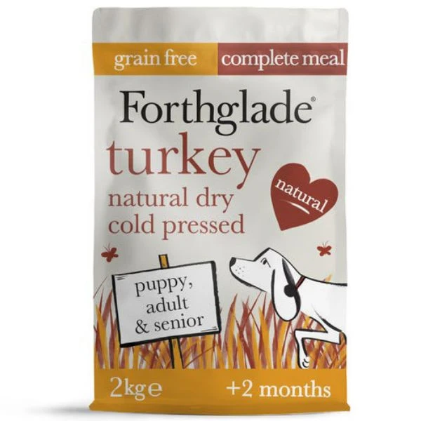 Forthglade Dog - Grain Free Cold Pressed Turkey 2kg 1 Forthglade Dog - Grain Free Cold Pressed Turkey 2kg